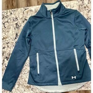 Under Armour Teal Zip Up INFRARED Jacket Women's Sz Small